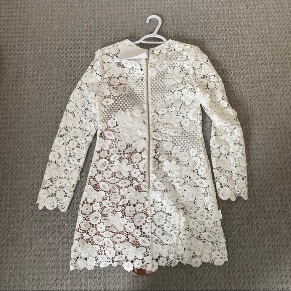 Self Portrait Floral Lace Mini Dress - Picture 7 of 11